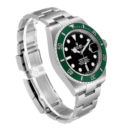 Rolx Black Stainless Steel Submariner Men's Wristwatch 41